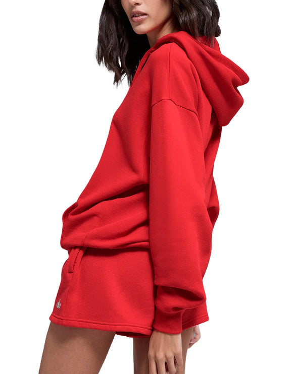 alo Women's Accolade Hoodie Bright Red