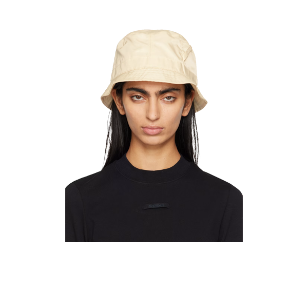 Jacquemus Unisex Le Bob Ovalie Bucket Hat Pale Yellow