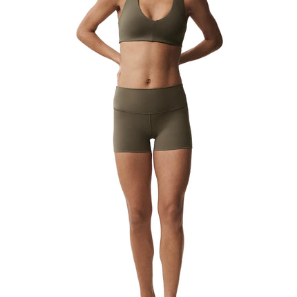 alo Women's 3" ALO Softsculpt High-Waist Precision Short Olive Tree