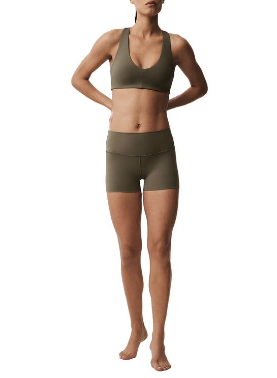 alo Women's 3" ALO Softsculpt High-Waist Precision Short Olive Tree