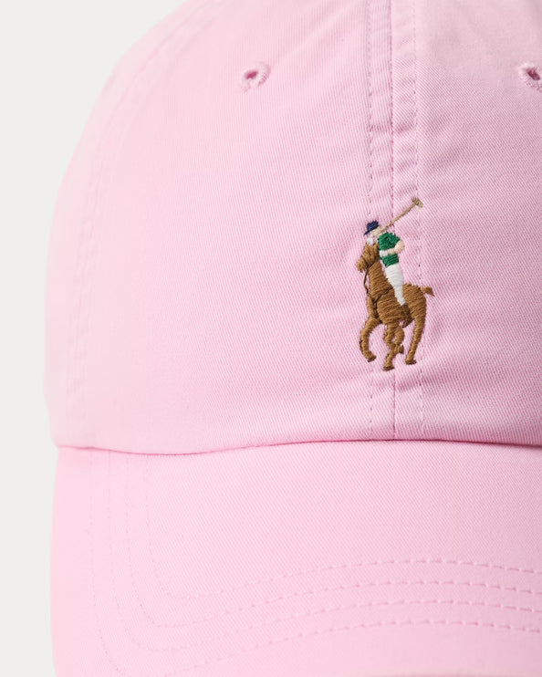Polo Ralph Lauren Unisex Stretch-Cotton Twill Ball Cap Carmel Pink