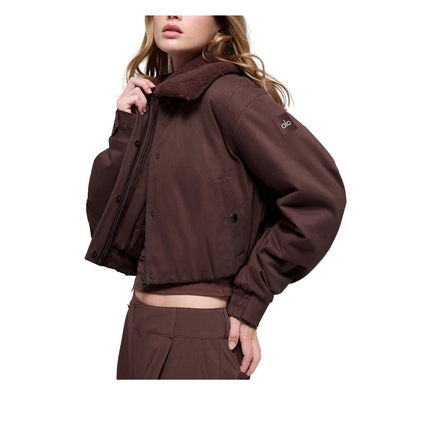 alo Women's Navigator Jacket Brownstone