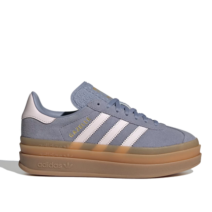 Adidas Big Kid's Gazelle Bold Shoes Silver Violet/Almost Pink/Gum JQ1297