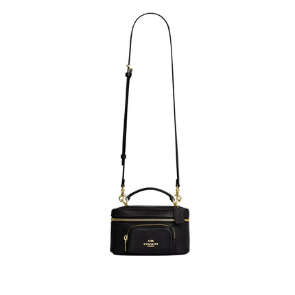 Coach Women's Rainer Crossbody Bag 18 With Pocket Gold/Black