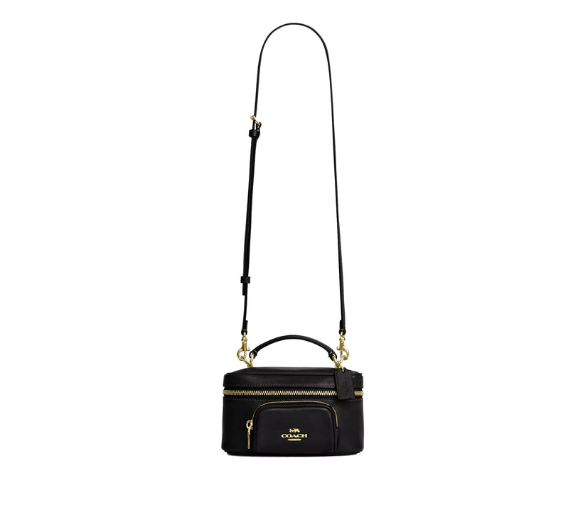 Coach Women's Rainer Crossbody Bag 18 With Pocket Gold/Black