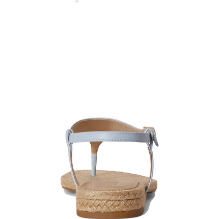 Polo Ralph Lauren Women's Everley III Nappa Leather Sandal Alpine Blue