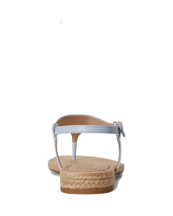 Polo Ralph Lauren Women's Everley III Nappa Leather Sandal Alpine Blue