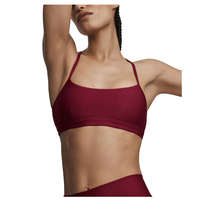 alo Women's Airlift Intrigue Bra Summer Romance Red