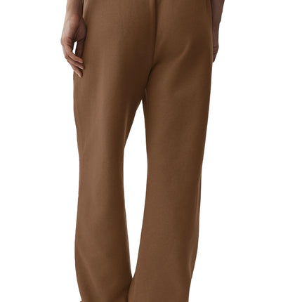 alo Women's Accolade Straight Leg Sweatpant Sun Kissed Brown
