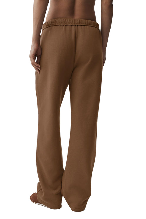 alo Women's Accolade Straight Leg Sweatpant Sun Kissed Brown