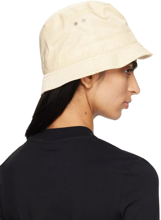 Jacquemus Unisex Le Bob Ovalie Bucket Hat Pale Yellow