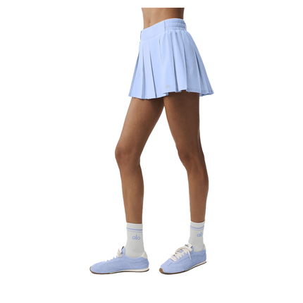 alo Women's Rally Tennis Skirt Light Provence Blue