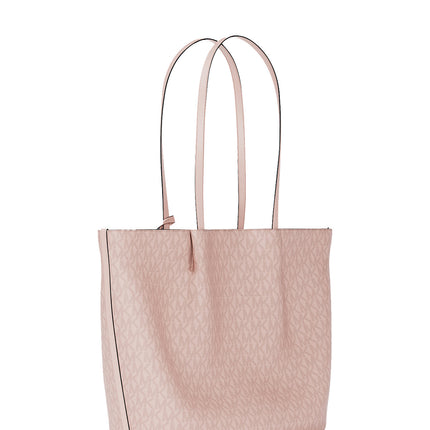 Michael Kors Women's Carson Large Signature Logo Tote Bag Powder Blush/Gold