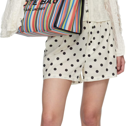 Marc Jacobs Women's The Stripe Large Tote Bag Red Multi