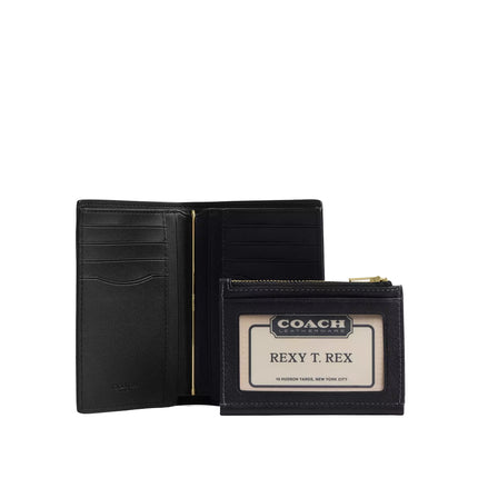 Coach Women's 2-In-1 Wallet Gold/Black