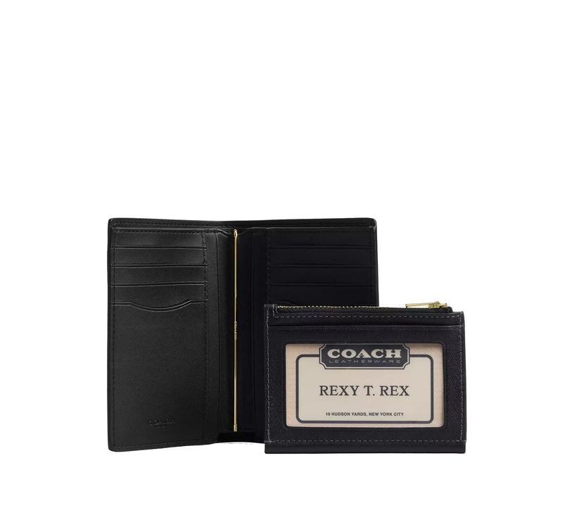 Coach Women's 2-In-1 Wallet Gold/Black