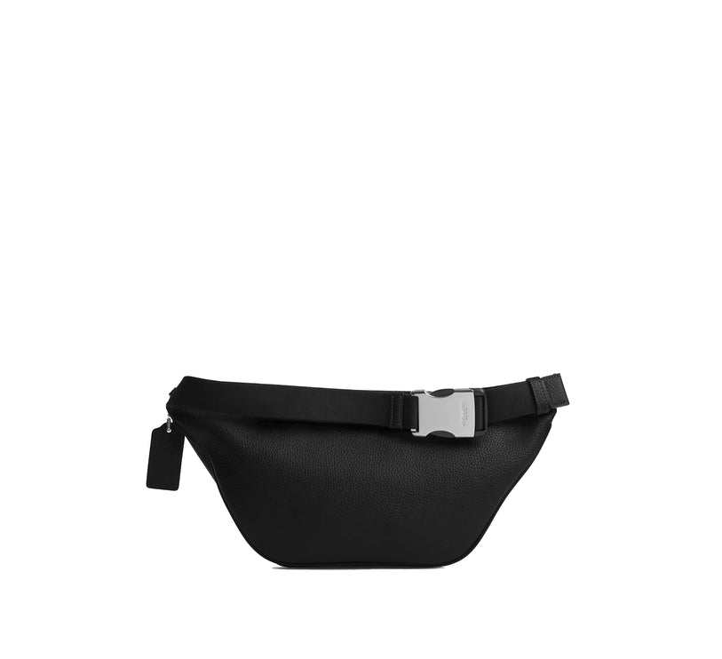 Coach Unisex Travis Belt Bag 35 Silver/Black