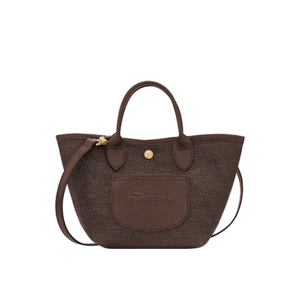 Longchamp Women's Le Pliage Collection XS Basket Bag Canvas Mocha