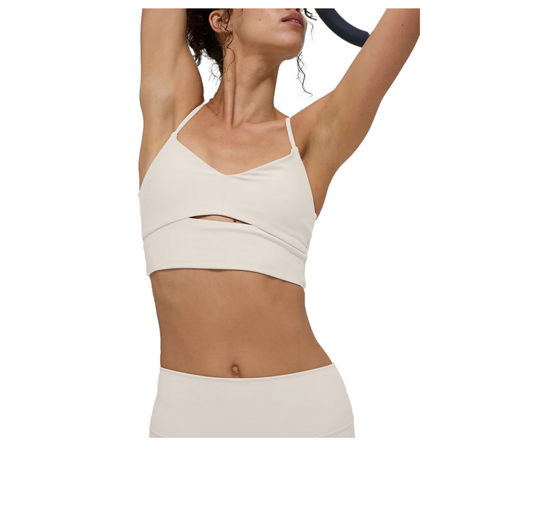 alo Women's Alosoft Highlight Bra Bone