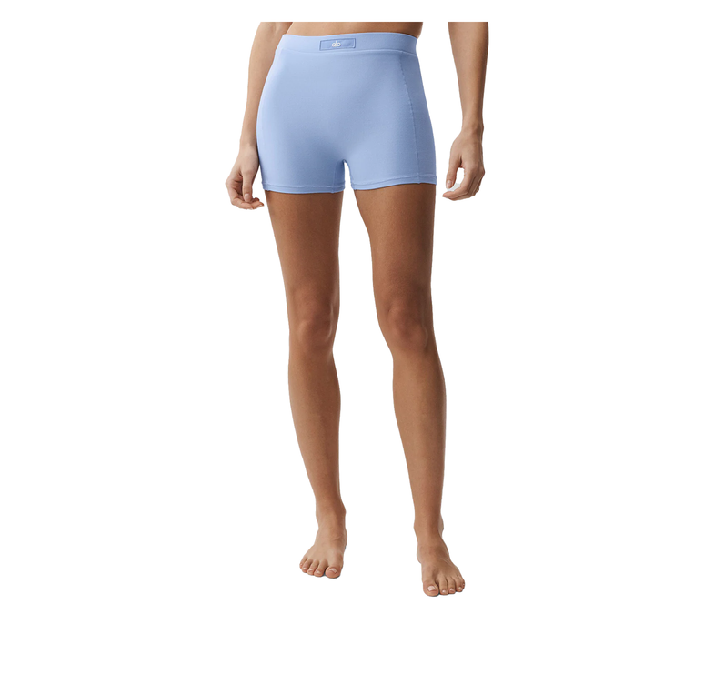 alo Women's Alosoft Sincere Micro Short Light Provence Blue