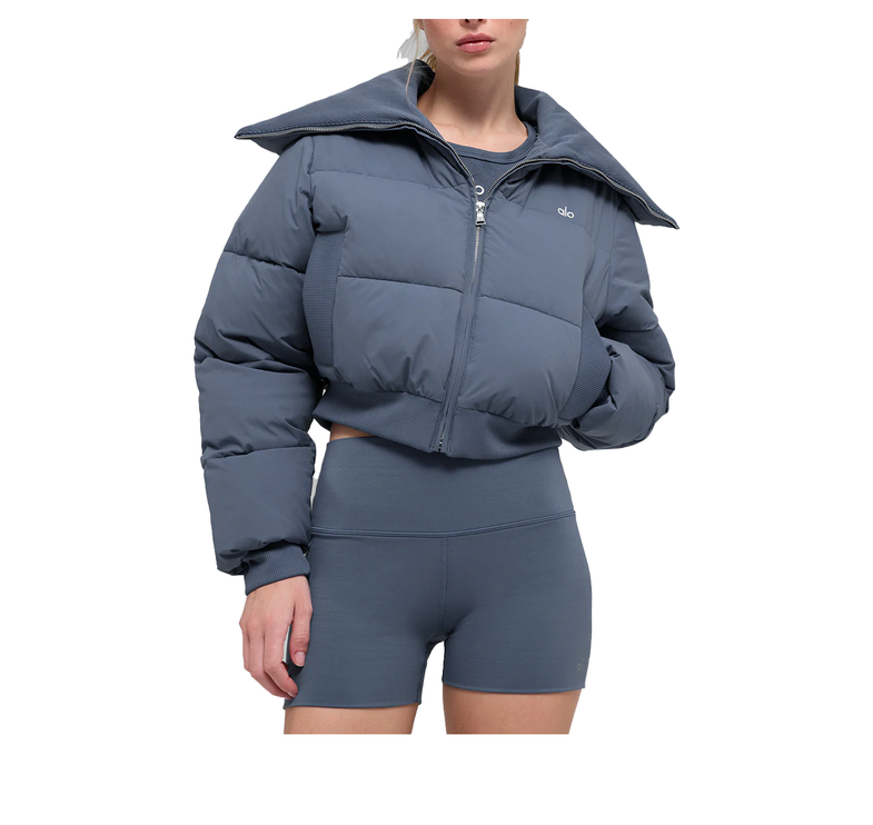 alo Women's Captivate Puffer Bluestone