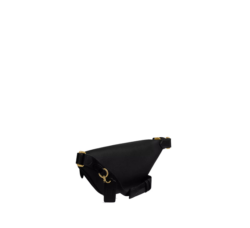 Coach Unisex Disney X Coach Charter Belt Bag 7 With Sticker Print Black