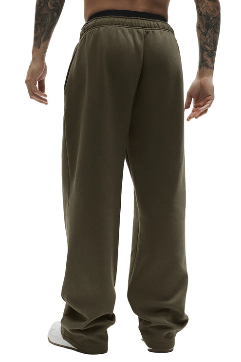 alo Men's Accolade Straight Leg Sweatpant Olive Tree