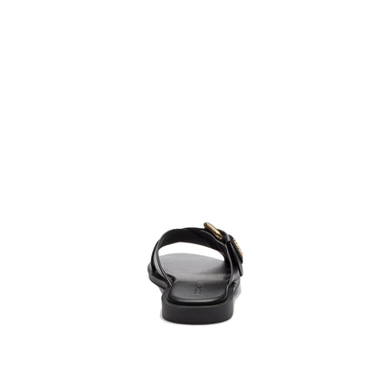 Coach Women's Crisscross Buckle Sandal Black