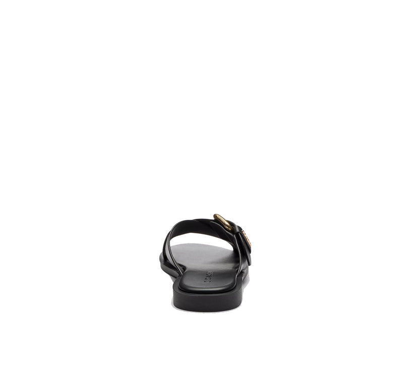 Coach Women's Crisscross Buckle Sandal Black