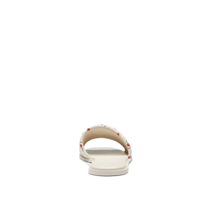 Coach Women's Holly Sandal With Cherry Print Chalk Multi