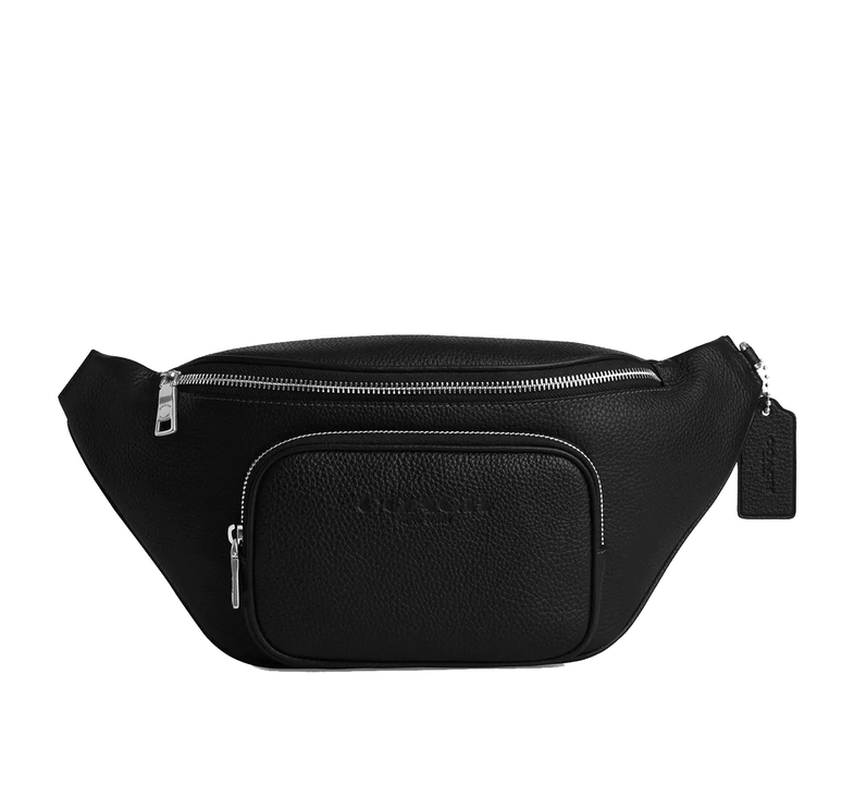 Coach Unisex Travis Belt Bag 35 Silver/Black