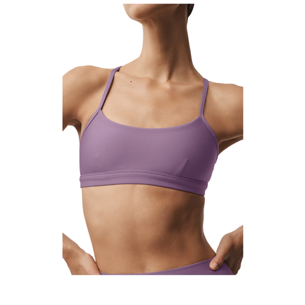 alo Women's Airlift Intrigue Bra Plum Kiss