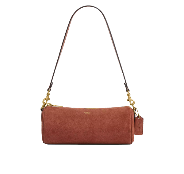 Coach Women's Barrel Bag Brass/Clay