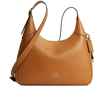 Coach Women's Ella Shoulder Bag Gold/Brown