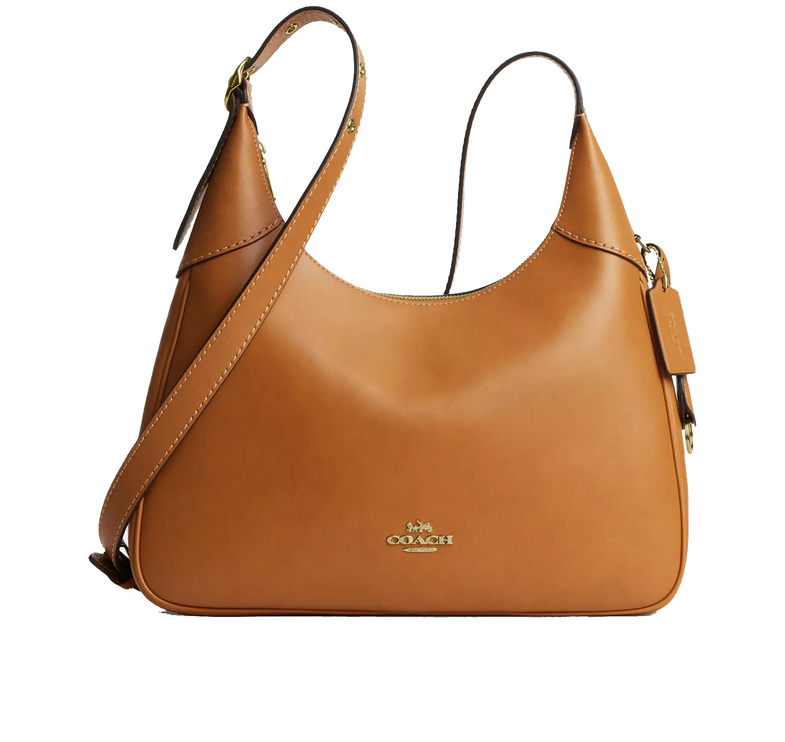 Coach Women's Ella Shoulder Bag Gold/Brown