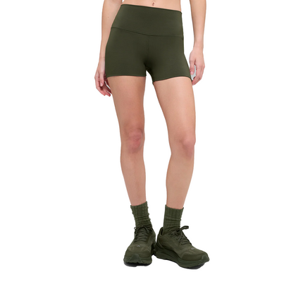 alo Women's 3" Softsculpt High-Waist Precision Short Green Olive