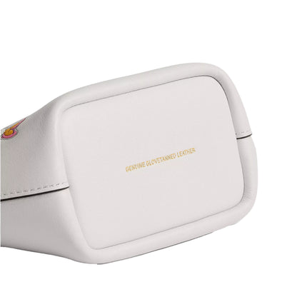 Coach Women's Disney X Coach Kisslock Frame Bag 10 With Sticker Print Brass/Chalk Multi