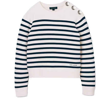 Marc Jacobs Women's Breton Stripe Crewneck