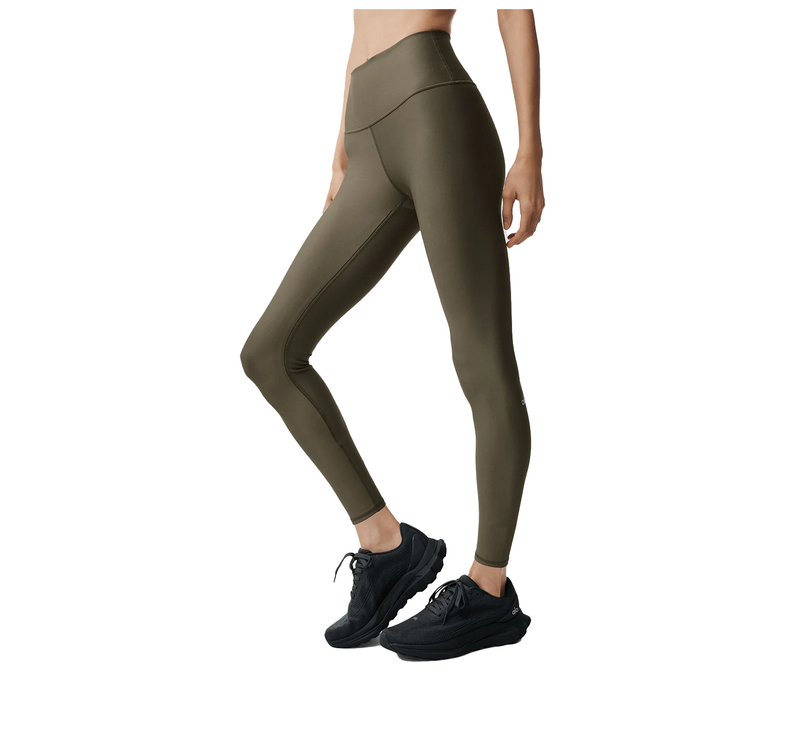 alo Women's 7/8 High-Waist Airlift Legging Olive Tree