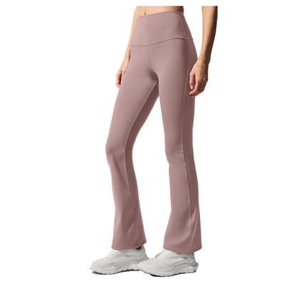 alo Women's Airbrush High-Waist 7/8 Bootcut Legging - Taupe