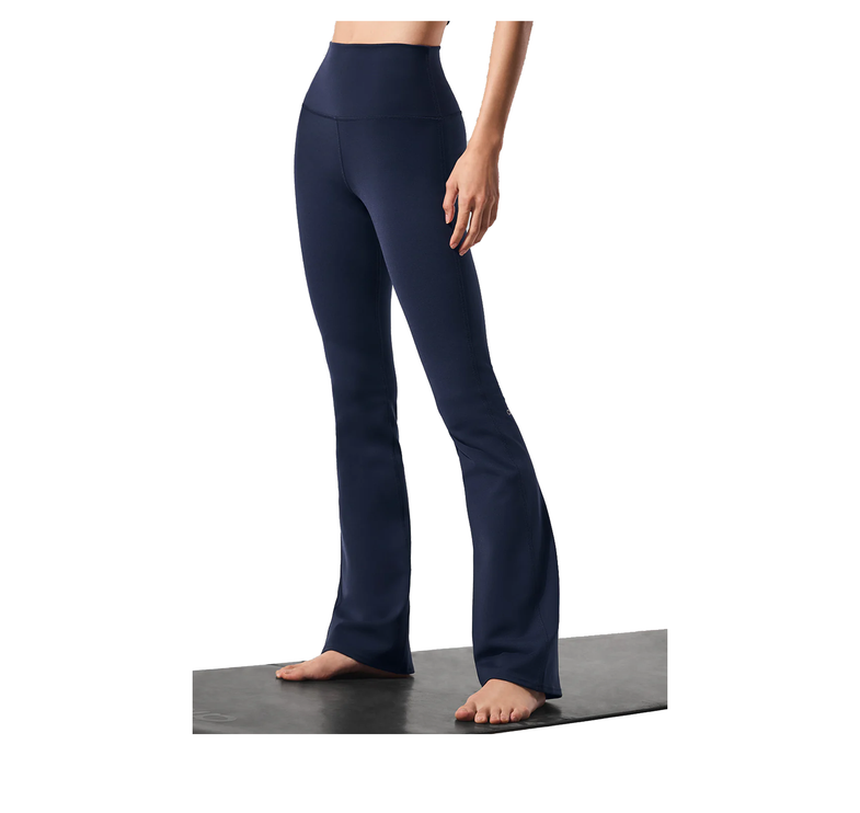 alo Women's Airbrush High-Waist Bootcut Legging - Navy