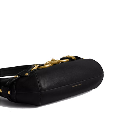 Coach Women's Belted Ergo Shoulder Bag 26 Brass/Black