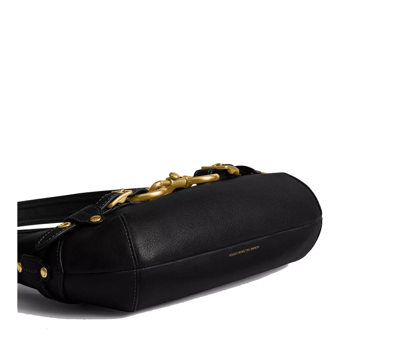 Coach Women's Belted Ergo Shoulder Bag 26 Brass/Black