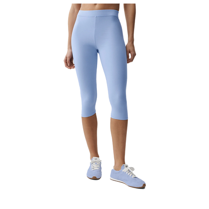 alo Women's Alosoft High-Waist Iconic 90's Capri Light Provence Blue
