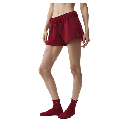 alo Women's Accolade Short Summer Romance Red