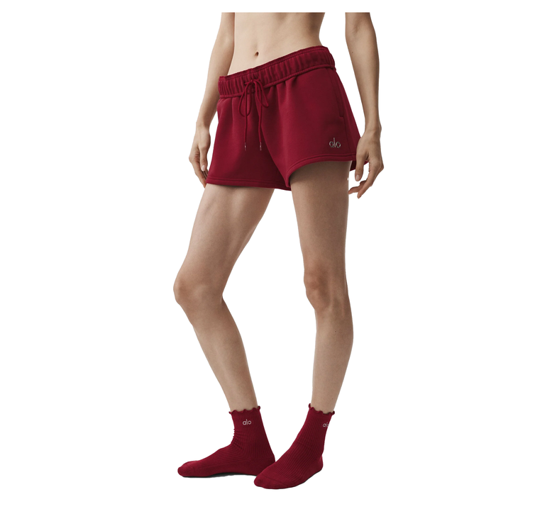 alo Women's Accolade Short Summer Romance Red