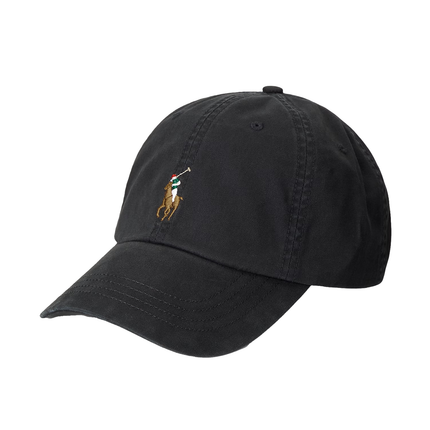 Polo Ralph Lauren Unisex Stretch-Cotton Twill Ball Cap Black