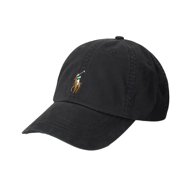 Polo Ralph Lauren Unisex Stretch-Cotton Twill Ball Cap Black