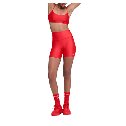 alo Women's 5" Airlift Energy Short Bright Red