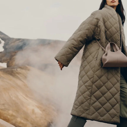 Polène Women's Numéro Neuf Mini Edition Textured Taupe